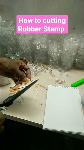 How to make Rubber Stamp at Home | rubber Stamp making | #rubberstamp #shorts