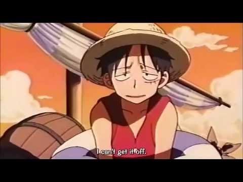 One piece TV-special ending: Luffy stuck and Zoro x nami moment