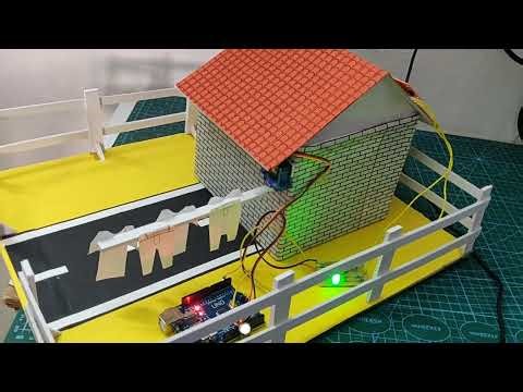 Automatic Rain Detector and clothes Collection +91-8805553425