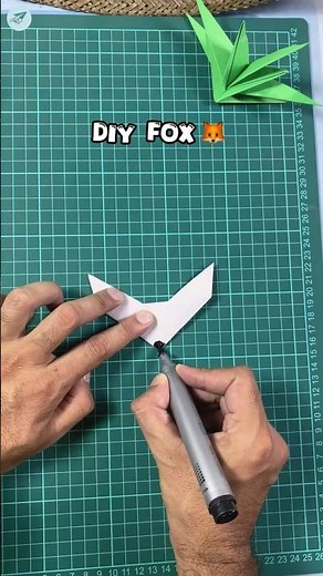 Easy Origami Fox Tutorial, DIY Paper fox no glue #origami #diy #fox #diy