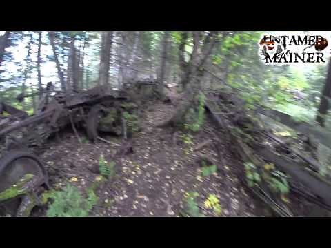 Eagle Lake & West Branch Railroad: Allagash Abandoned Steam Locomotive Train Cars Walk-Through