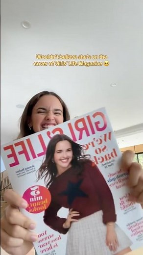 Yall!! I’m the cover for the August/September issue of Girls’ Life Magazine! It’s in stores now! 🥹