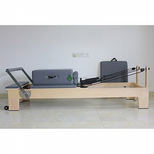 [Hot Item] Powerbody Premium Wood Pilates Reformer Pilates Machine for Studio