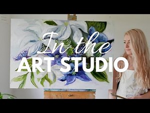 OIL PAINTING in the Artists Studio | Katie Jobling Art