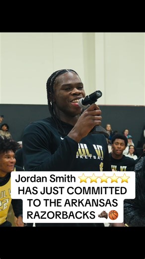 @Jordan just committed to Arkansas 🐗 #basketball #viral #makethisgoviral #razorbacks #blowthisup