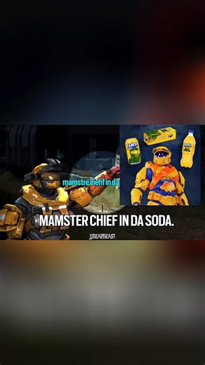 THEY PUT MASTER CHIEF IN THE SODA⁉️ #soda #halo #videogame