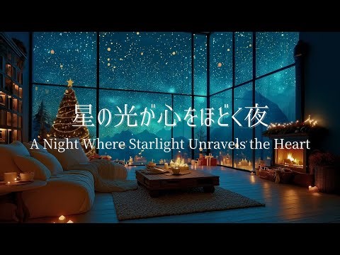 【Winter Piano】A Night Where Starlight Unwinds the Heart and Deep Quiet Fills the Soul｜Relaxing & Nig