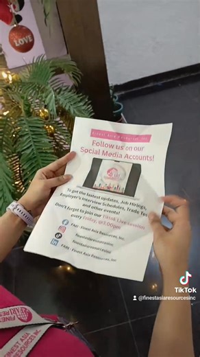 Stay connected with Finest Asia Resources, Inc.! We will be posting more job opportunities abroad! To apply, send your resume at apply@finestasia.com No copyright infringement intended. I do not own rights for this music. #workabroad #ApplyNow #DMWLicensed #finestasiaresourcesinc #recruitmentagency | FARI - Finest Asia Resources, Inc