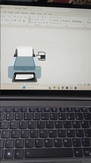 How to Insert🖨️ Printer Symbol in MS Word | Emoji Shortcut 🖨️ #Shorts