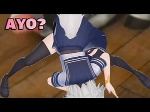 Filian tries the Jack-O-Pose..