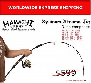 2020 Hamachi Nano Jig Xtreme  PE 2 - 5 Japanese jigging reef fishing rod pole | eBay
