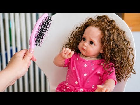Reborn Toddler Girl Hates Hairbrush Role Play