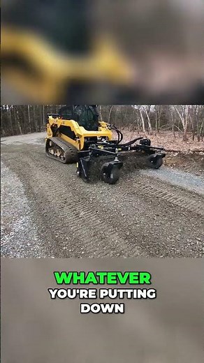 Power Rake Explained: Grade Gravel, Topsoil & More! #shorts