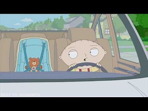 Family Guy - Stewie Crashes Brians Car