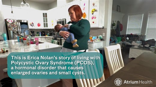 65 reactions | Erica spent years dealing with irregular periods and unwanted hair growth — symptoms she didn’t realize were connected to polycystic ovarian syndrome (PCOS) until she was diagnosed. Learn how she found answers, treatment and the joy of becoming a mother — twice. Learn more about PCOS, fertility care and the power of expert support: https://atriumhealth.org/women | Atrium Health | Facebook
