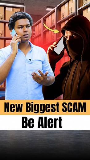 Imran Hussain on Instagram: "New Biggest SCAM in India ❌ - Be Alert Don't Miss it To be continue Part 2 - @Techyimran Share with Your Friends and Family Members Follow @TechyImran for More Videos #Scam #cybersecurity #awareness #India #Govt #government #money #Reel"