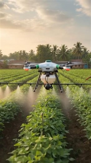 We can apply pesticides to farmland using drones.#shortvideo #droneagriculture #foryou