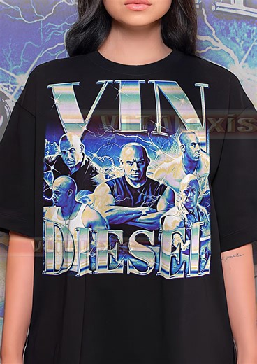Vin Diesel T-shirt, Vintage Actor Star Action Hero Performer Tee, 90s Retro Throwback, Vin Diesel Sweater - Etsy