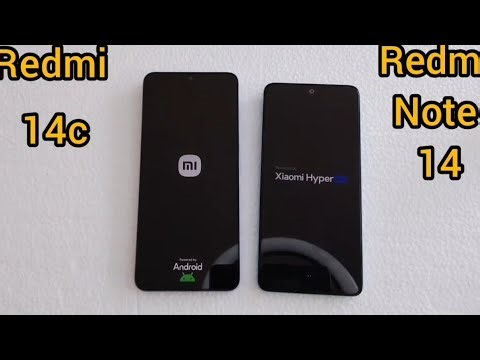 Redmi 14c vs Redmi Note 14 Speed comparaison & Speed Test