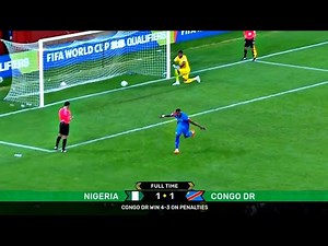 Nigeria vs DR Congo Penalty Shootout | Chancel Mbemba Penalty Goal | Nigeria RD Congo tirs au but