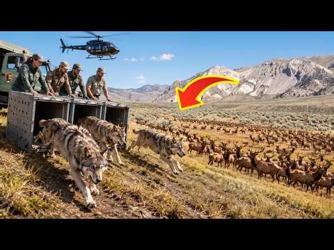 They Released 14 Wolves Into a Valley Ruled by Elk — 20 Years Later, Nobody Expected This