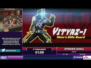 Strider (2014) by Theguesst in 31:12 - SGDQ2017 - Part 11