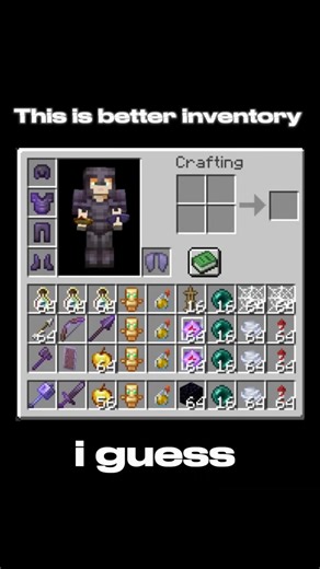 EVERY time my inventory #minecraft #gaming