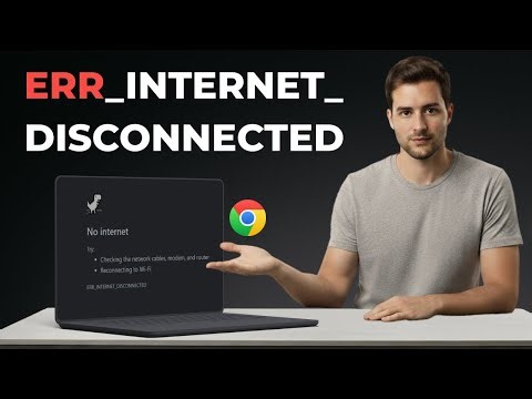 Fix ERR_INTERNET_DISCONNECTED in Chrome | Internet Working But Error Showing