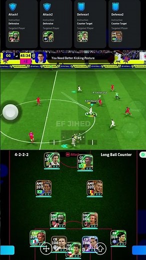 The Most OP Quick Counter Formation 😈⚡ #efootball2027 #efootball #newformation