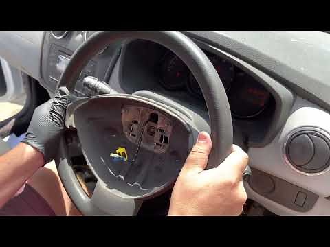 Tutorial Demontare Volan Airbag si Spira Panglica Dacia Sandero Logan 2 2012-2020