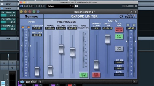 牛津神级限制器Sonnox Oxford Limiter使用介绍