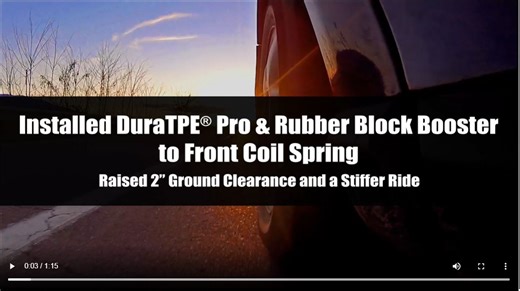 Watch Block Booster Front Coil Spring Installation Reviews on Amazon Live