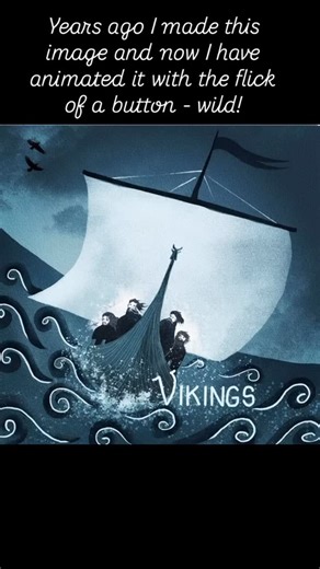 🚀 VIKINGS ON THE HIGH SEAS JUST GOT EPIC!!! 🛡️🌊⚡ Y’all, I took my 2021 watercolor masterpiece – those fierce Vikings charging through stormy waves – and B L E W IT UP using @grok to ANIMATE it into pure magic!!! 😱🎨 Waves crashing, sails billowing, ravens soaring – then I synced it PERFECTLY to Led Zeppelin’s IMMIGRANT SONG!!! 🎸🔥 “We come from the land of the ice and snow…” CHILLS EVERY TIME!!! 🥶❄️⚔️ Grok made it SO EASY – upload, prompt, BOOM: breathing art! Who’s READY TO RAID their old