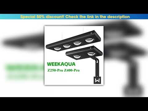 Hands-on WEEK Aqua Aquatic Planted Aquarium LED Light Z250 Pro Z400 PRO RGB + UV Lamp Beads, Full S