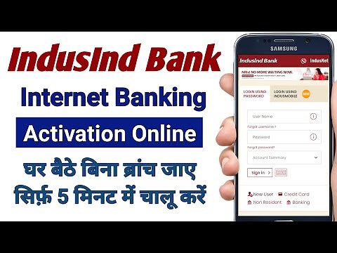 how to register for internet banking in indusind bank | indusind bank internet banking registration