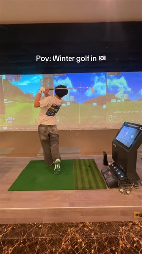 Winter Golf Experience in Korea
