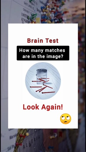 Count the Matches Brain Test