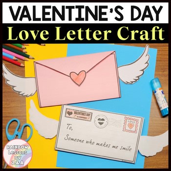 Valentines Day Writing Craft | Valentines Day Letter | Valentines Day Activities