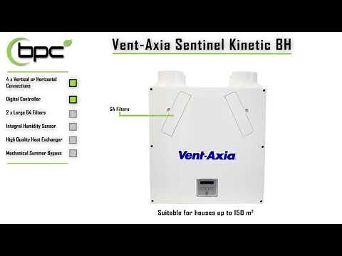 Vent-Axia Sentinel Kinetic BH - MVHR Unit