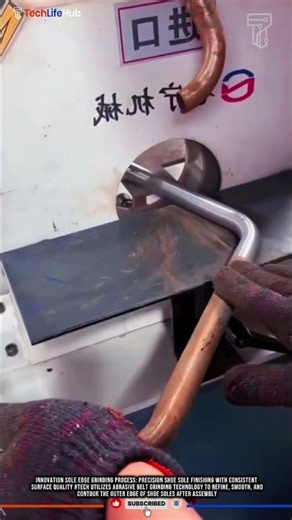 Rotary Belt Sanding Technology: Efficiency Rust Removal and Surface Finishing for Metal Pipes #tech