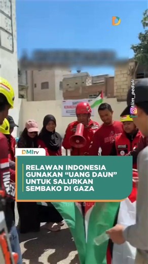 Relawan Indonesia Gunakan “Uang Daun” untuk Salurkan Sembako di Gaza