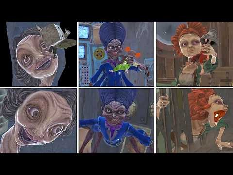 Little Nightmares - All Teacher, Supervisor and Puppeteer Scenes in BRIGHT MODE