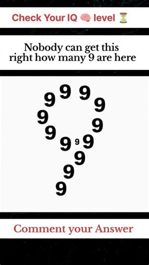 How Many 9s Are There? 🤯 | 99% People Get It Wrong! #shorts #math