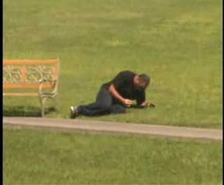 Smoker Takes Golf Shot in Nuts