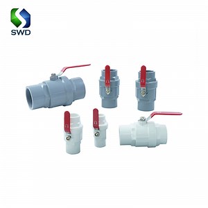 [Hot Item] Salvador PVC Two Pieces Ball Valve White Color