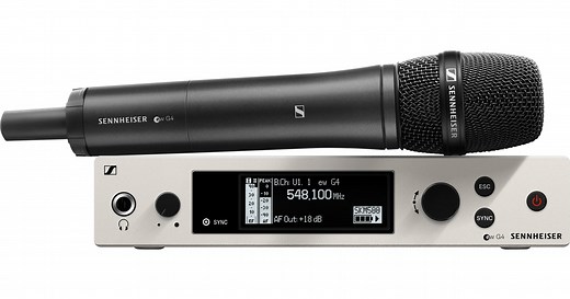 Sennheiser EW 500 G4-935 Wireless Handheld Microphone System with MMD 935 Capsule (GW1: 558 to 608 MHz)