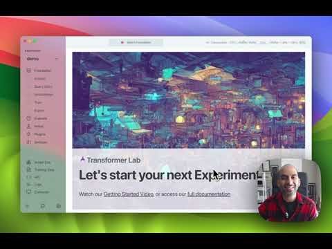 Transformer Lab Application Demo in Five Minutes - July 2024