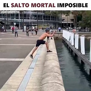 4.9M views · 10K reactions | El salto mortal imposible ¿Lo logrará? Gracias a Dominic Di Tommaso @domtomato https://www.instagram.com/domtomato | Burro Loco | Facebook