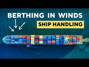 Berthing with wind | Ship handling | Merchant Navy #berthing #ships #shipspotting