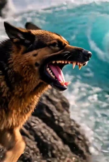 Cat Surfing a Giant Wave Fires RPG at Dog 😱